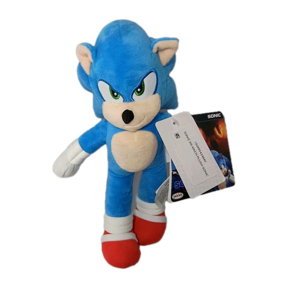 2024 Sonic The Hedgehog 3 🦔The Movie 9" Inch Soft Plush W/ Tags Stuffed Animal